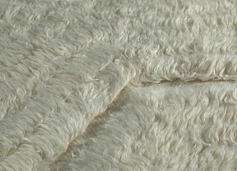 Wollteppich - 240 x 150 cm - creme