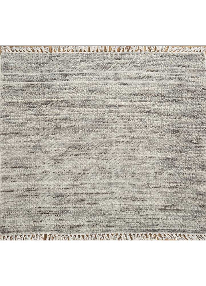 Wollteppich quadratisch  - 75 x 75 cm - beige