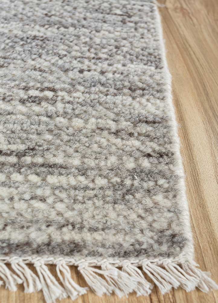 Wollteppich quadratisch  - 75 x 75 cm - beige