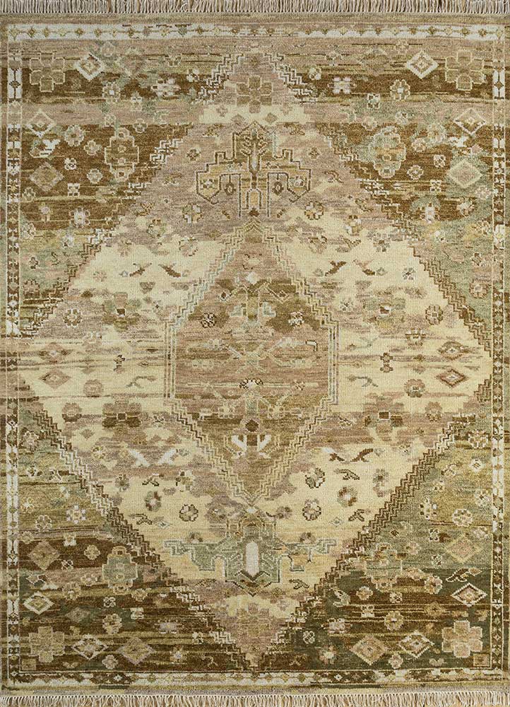 Wollteppich - 300 x 240 cm - gold