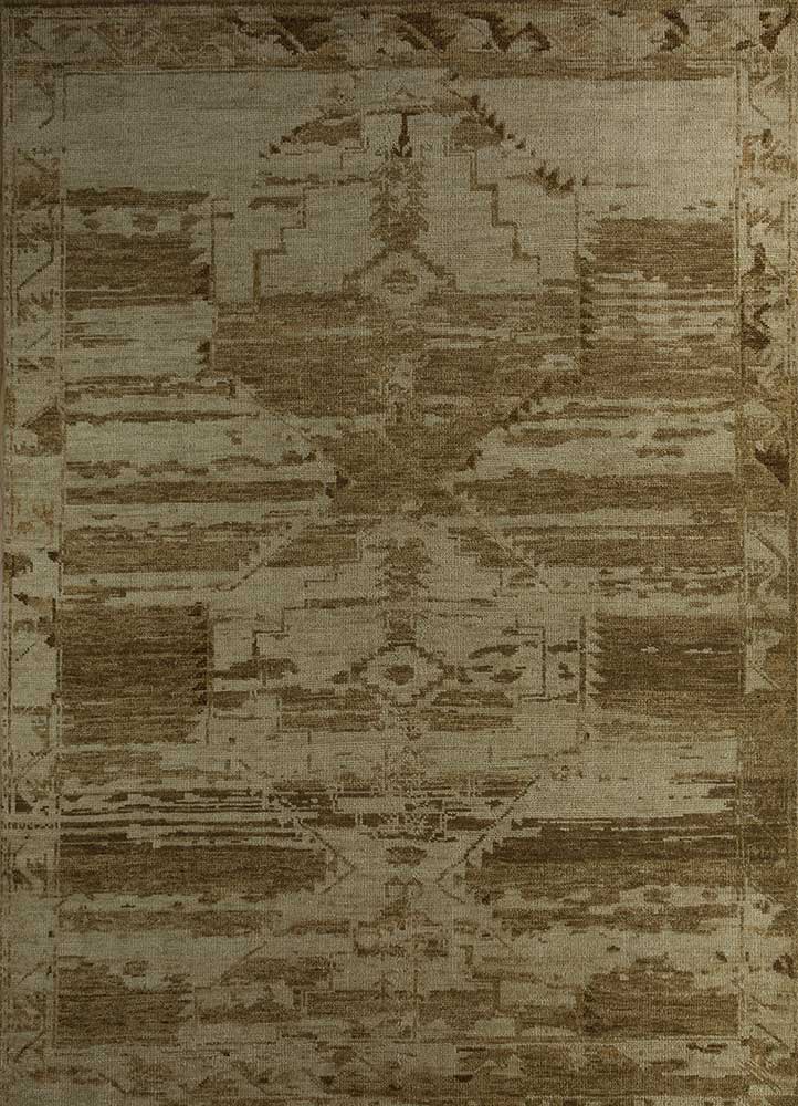 Wollteppich - 300 x 240 cm - gold