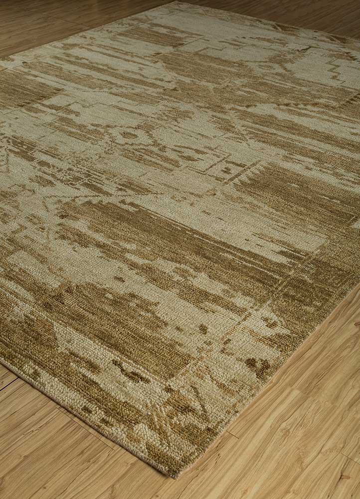 Wollteppich - 300 x 240 cm - gold