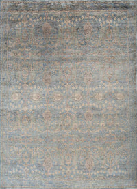 Designer Teppich - 300 x 240 cm - blau