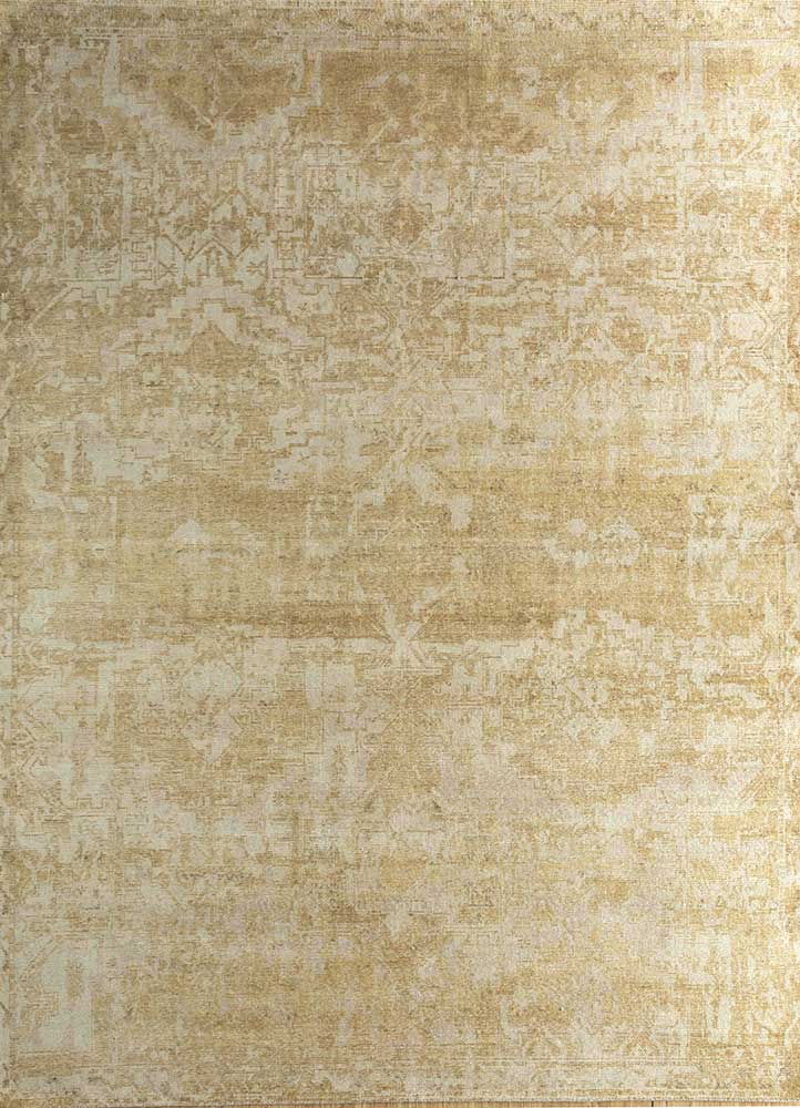 Wollteppich - 300 x 240 cm - gold