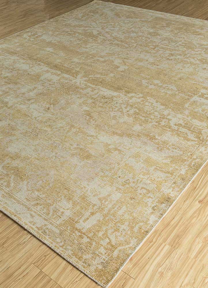 Wollteppich - 300 x 240 cm - gold