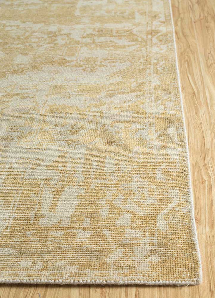 Wollteppich - 300 x 240 cm - gold