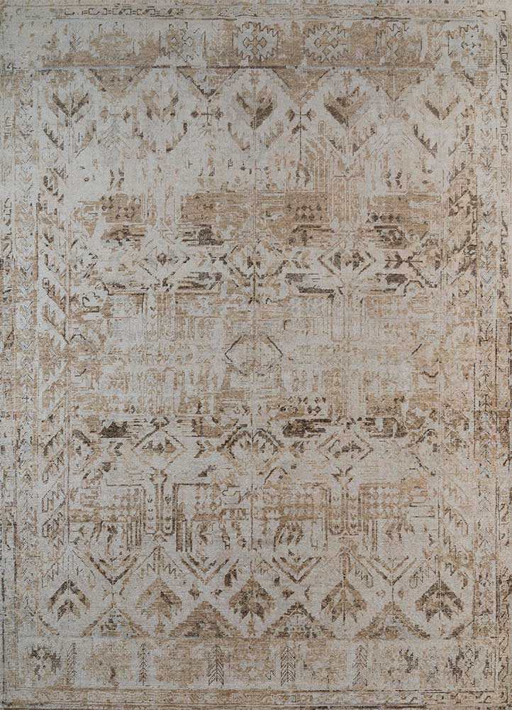 Wollteppich - 240 x 300 cm - gold