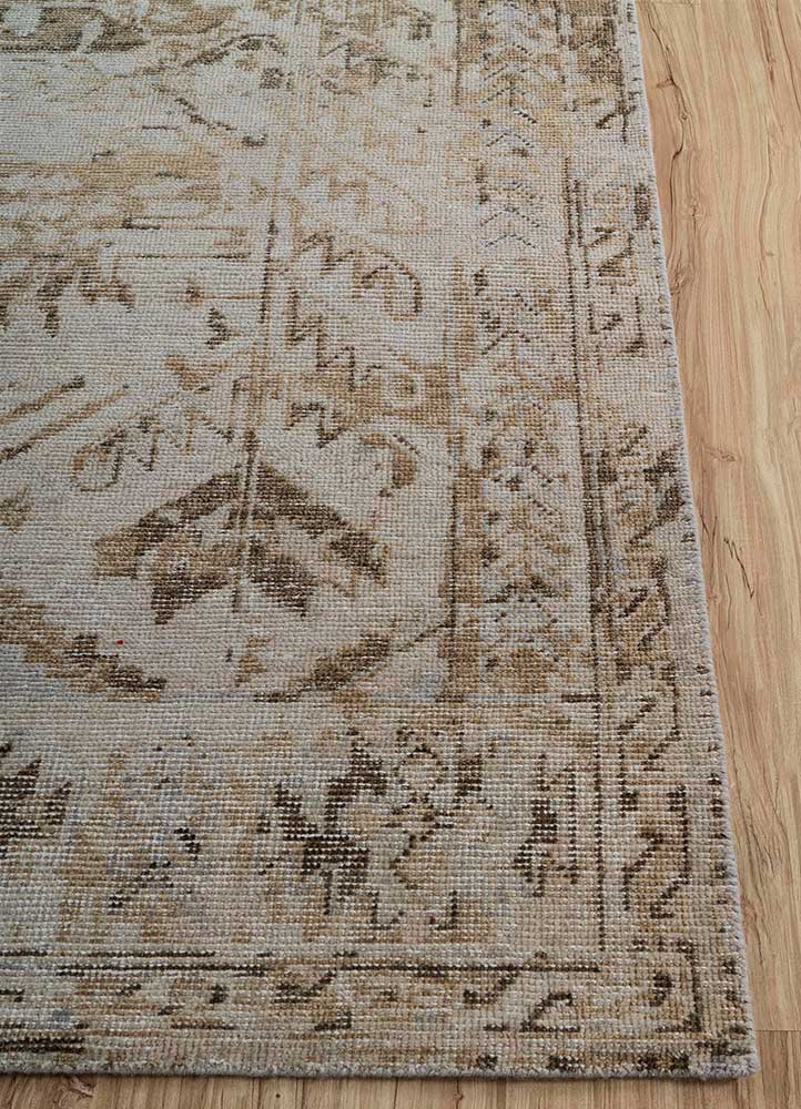 Wollteppich - 240 x 300 cm - gold