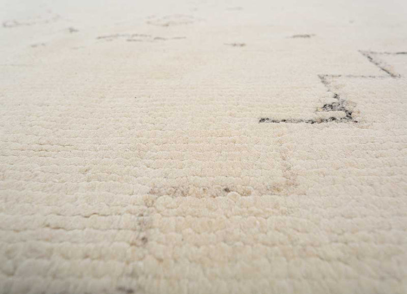 Wollteppich - 300 x 240 cm - creme