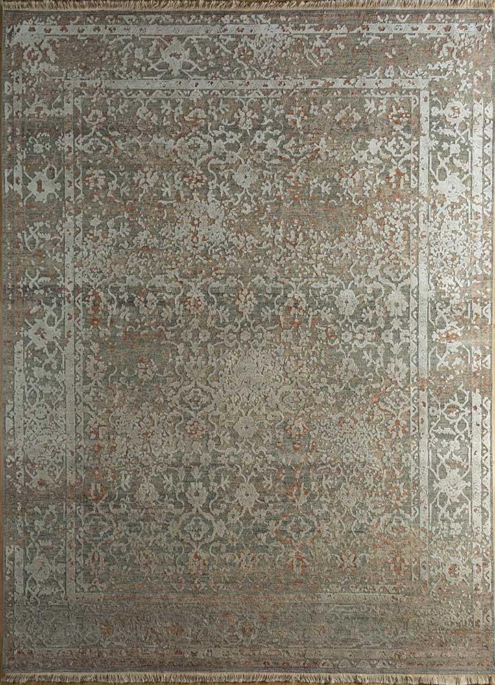 Wollteppich - 300 x 240 cm - grau