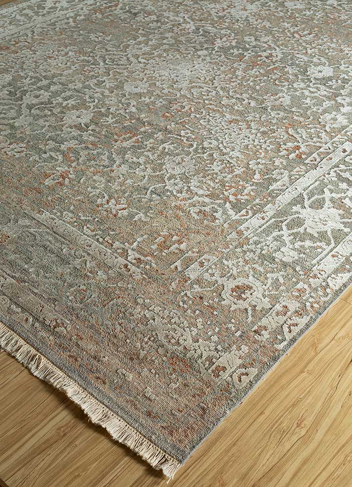 Wollteppich - 300 x 240 cm - grau