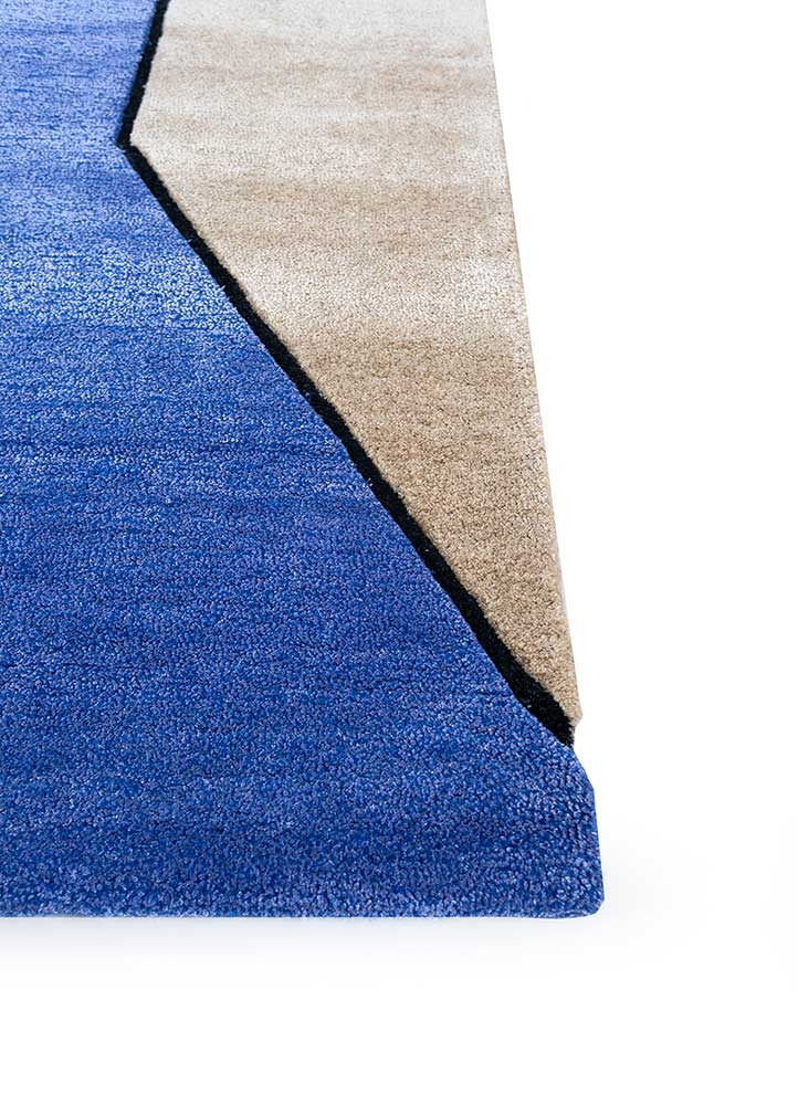 Wollteppich sonderform  - 240 x 150 cm - mehrfarbig