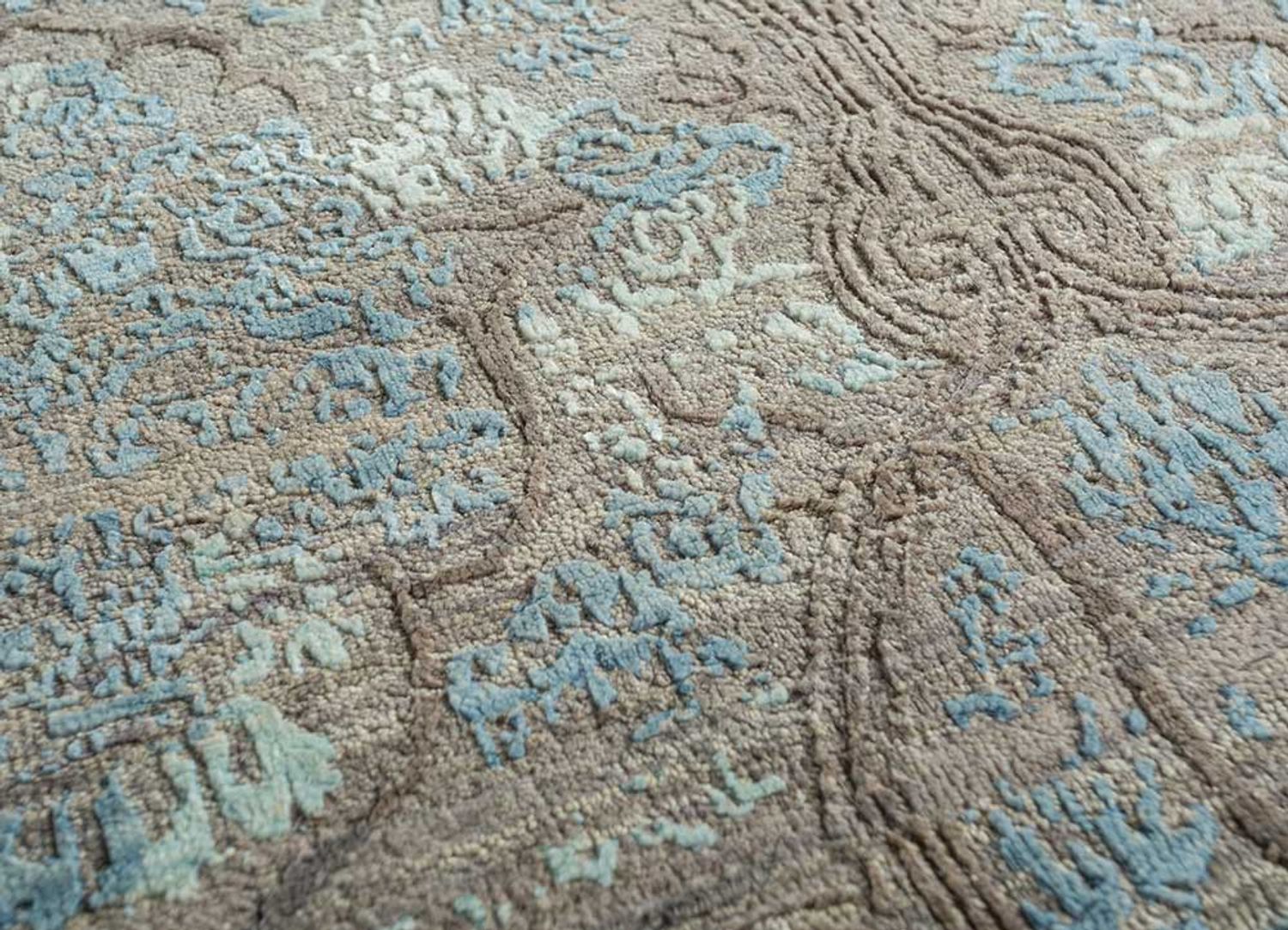 Wollteppich - 300 x 195 cm - beige