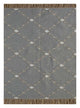 Wollteppich - 180 x 120 cm - grau