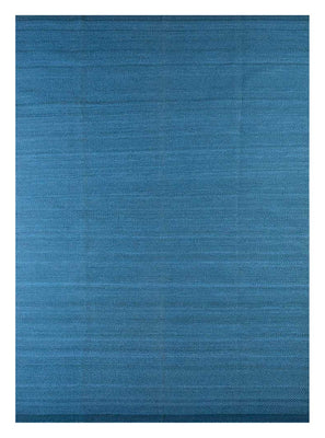Wollteppich - 300 x 240 cm - blau