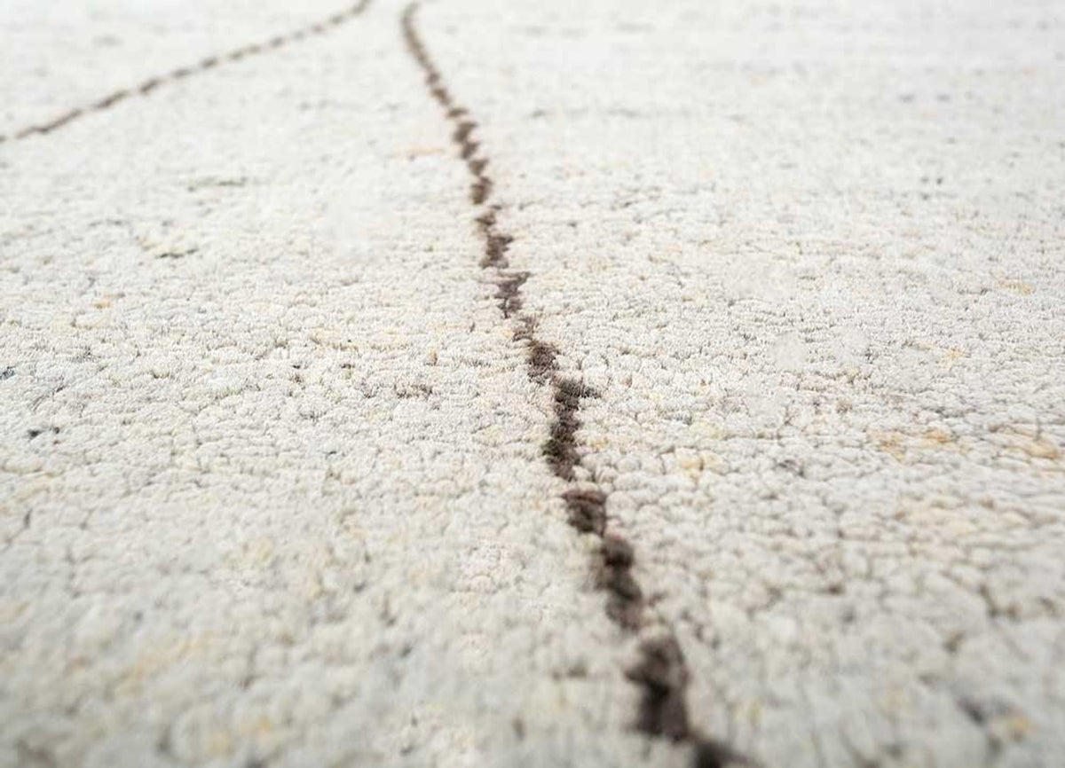 Wollteppich - 300 x 240 cm - naturweiß