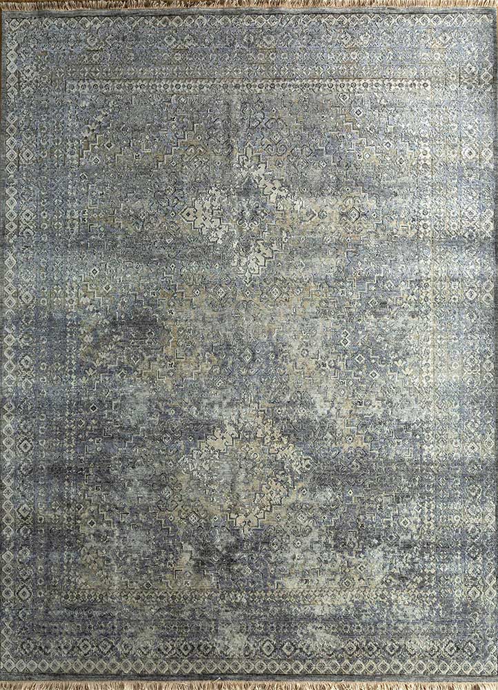 Wollteppich - 300 x 240 cm - grau