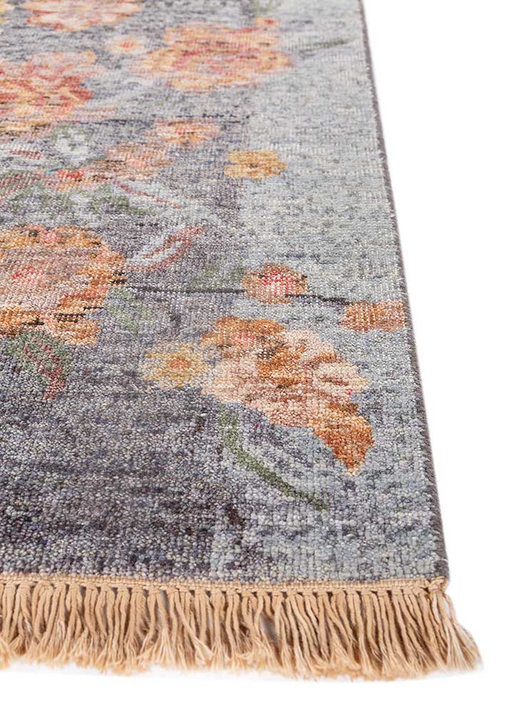 Wollteppich - 60 x 90 cm - mehrfarbig