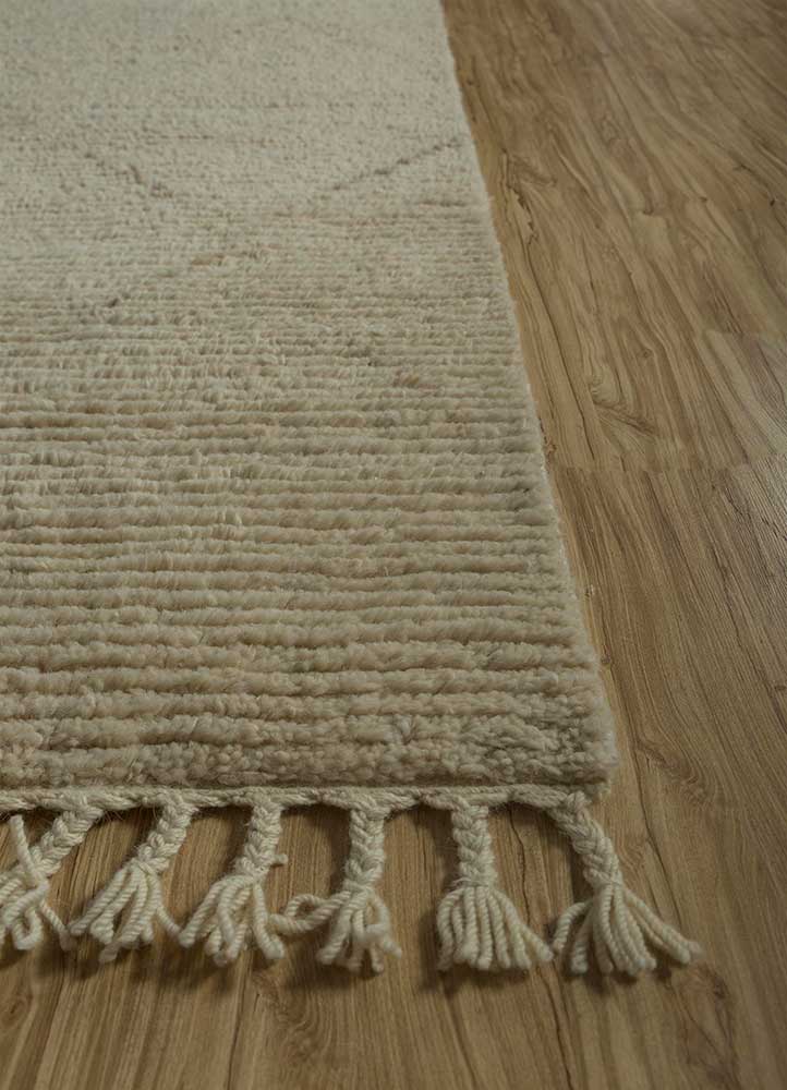 Wollteppich - 420 x 300 cm - creme