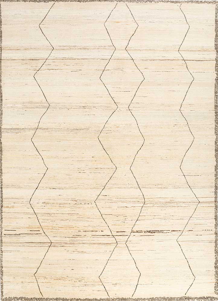 Wollteppich - 270 x 180 cm - creme