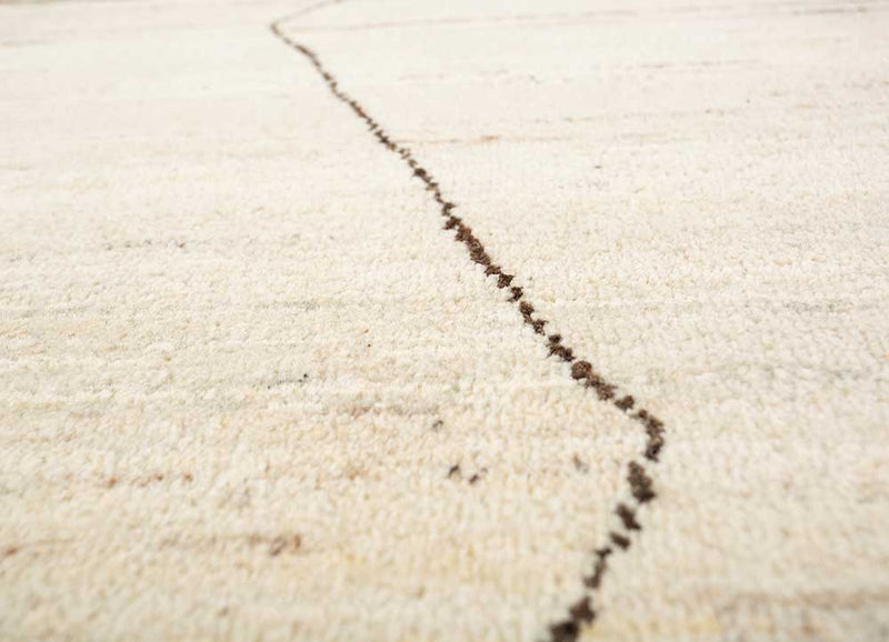 Wollteppich - 270 x 180 cm - creme