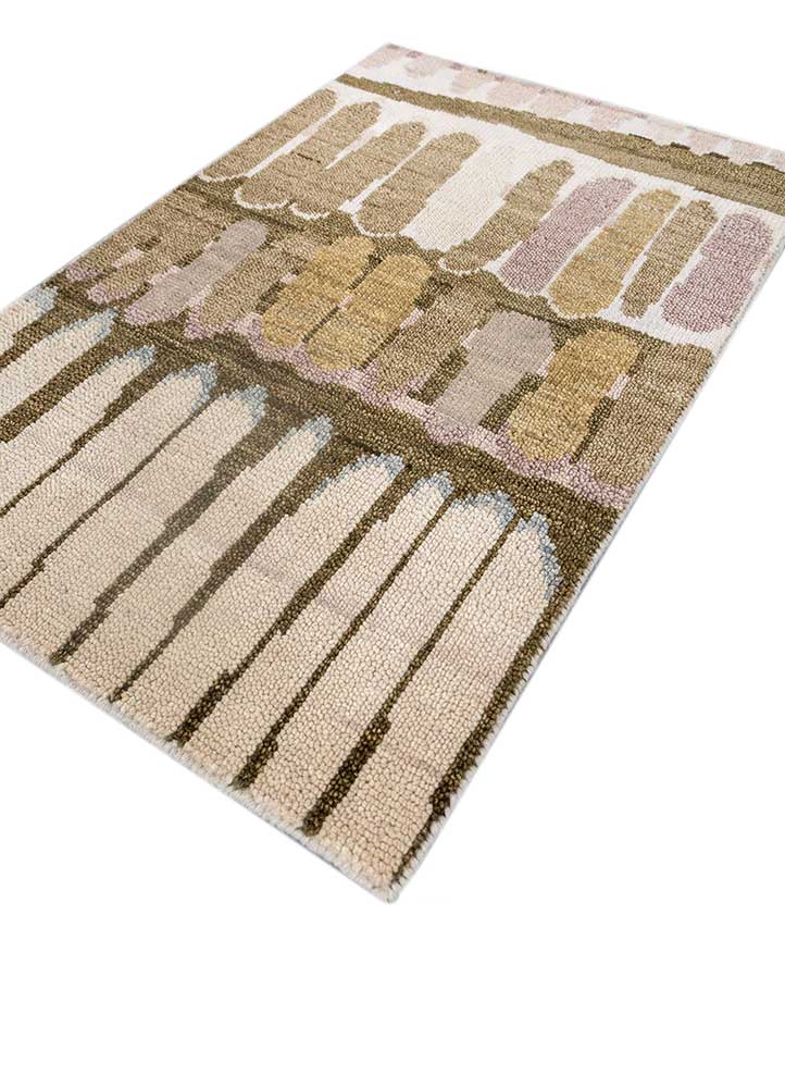 Wollteppich - 90 x 60 cm - braun