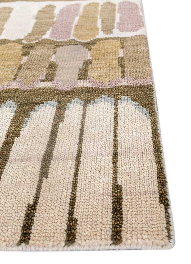 Wollteppich - 90 x 60 cm - braun