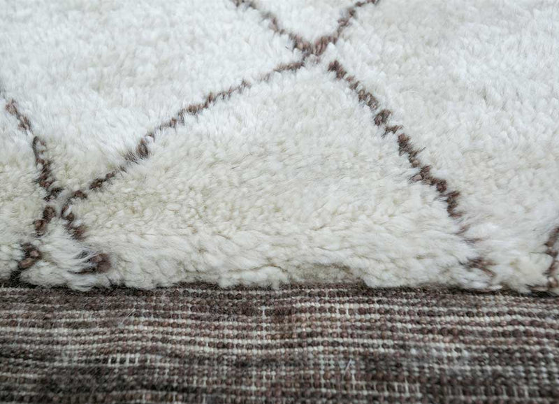 Wollteppich - 300 x 240 cm - creme