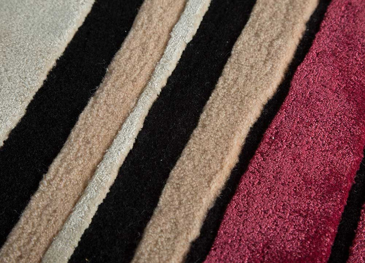 Wollteppich sonderform  - 270 x 180 cm - orange