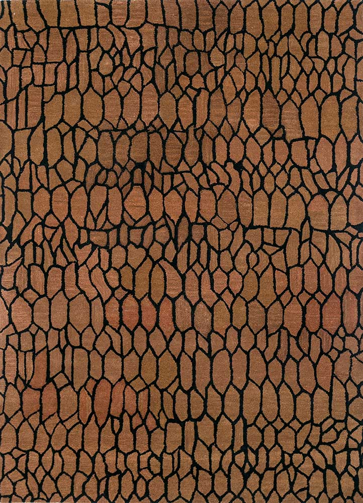 Wollteppich - 240 x 150 cm - orange
