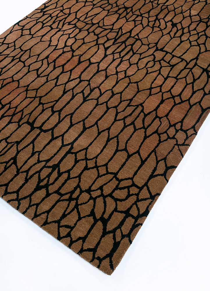 Wollteppich - 240 x 150 cm - orange