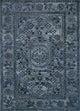 Wollteppich - 240 x 150 cm - seeblau