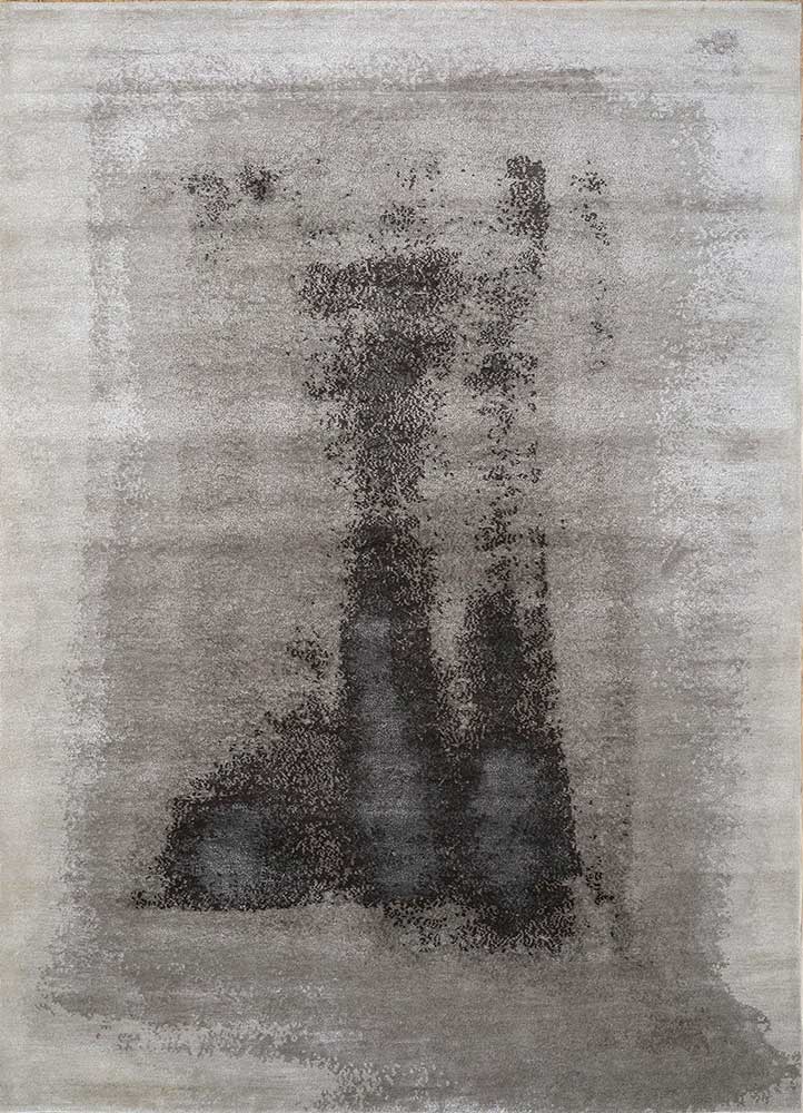 Wollteppich - 240 x 150 cm - hellgrau