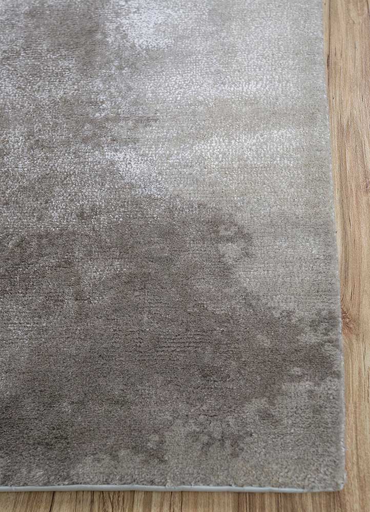 Wollteppich - 240 x 150 cm - hellgrau