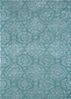 Wollteppich - 240 x 150 cm - türkis