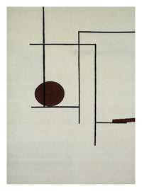 Wollteppich - 300 x 240 cm - hellgrau