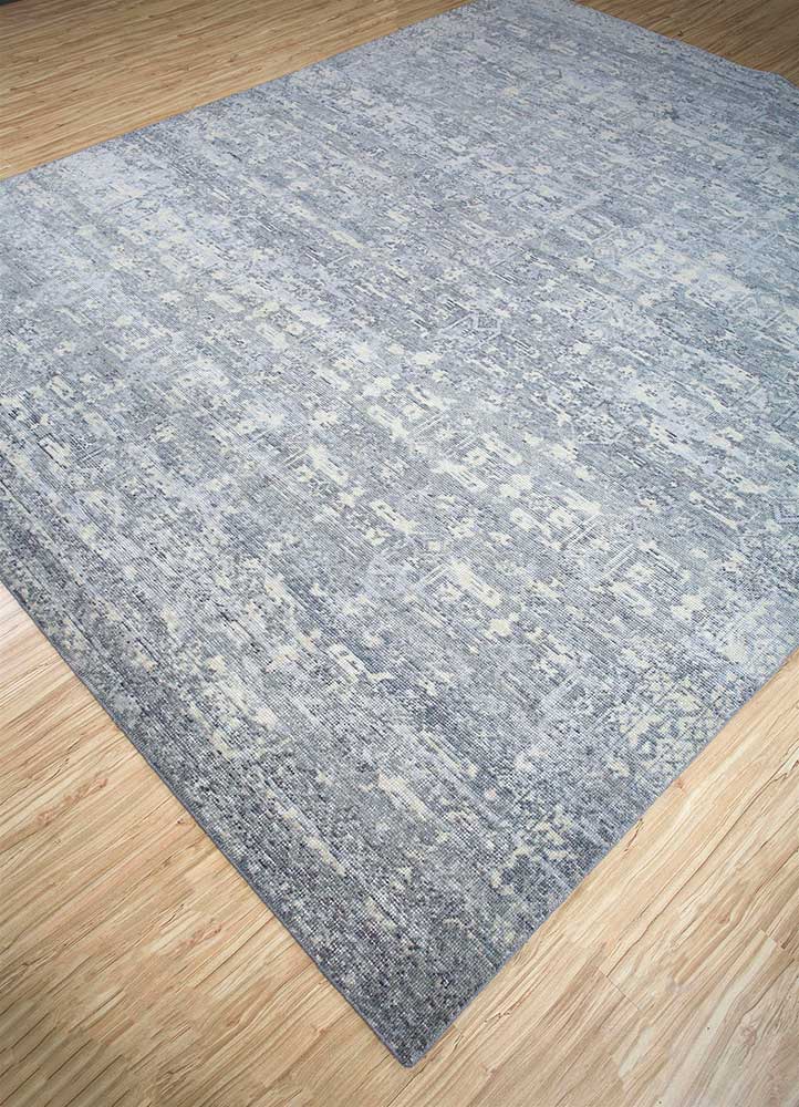 Wollteppich - 300 x 240 cm - grau