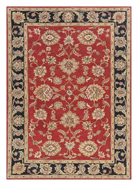 Wollteppich - 450 x 360 cm - orange