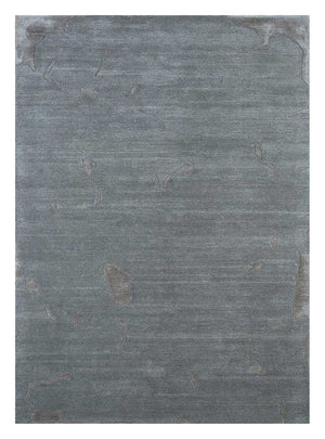Wollteppich - 270 x 180 cm - grau