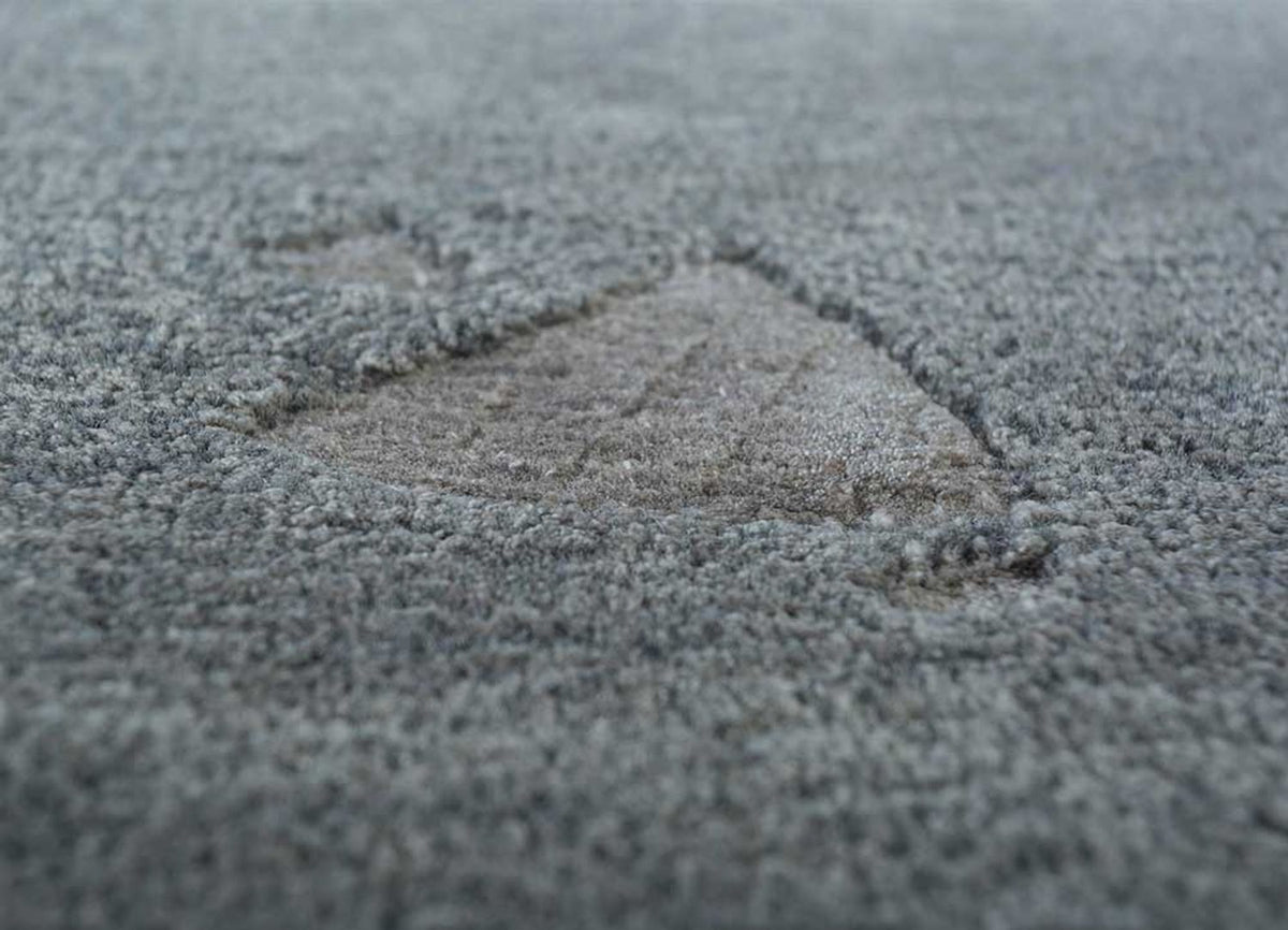 Wollteppich - 270 x 180 cm - grau