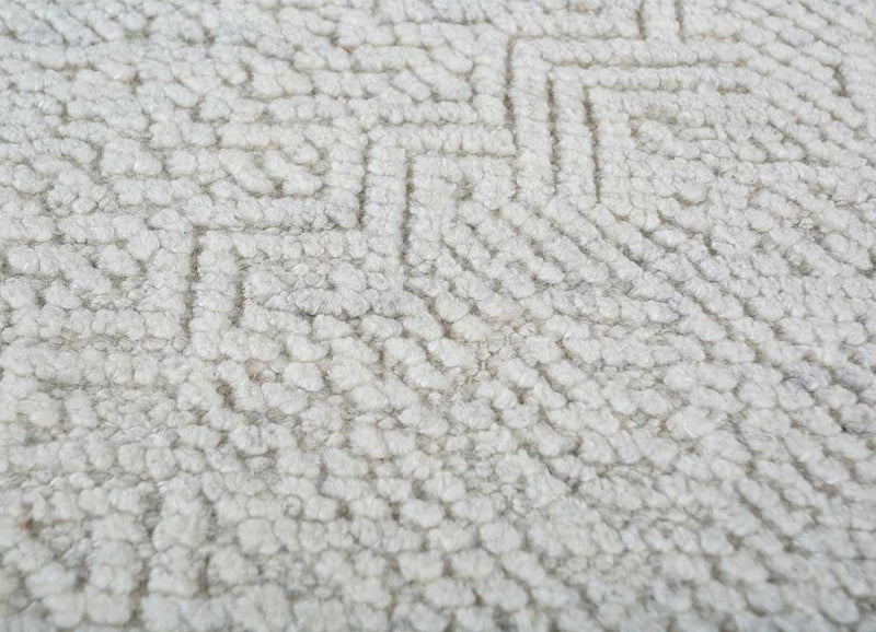 Wollteppich - 270 x 180 cm - creme