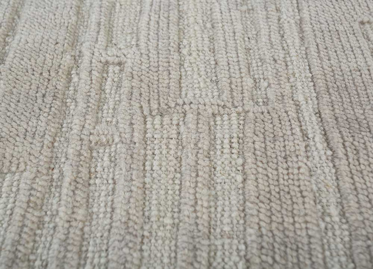 Wollteppich - 300 x 240 cm - grau