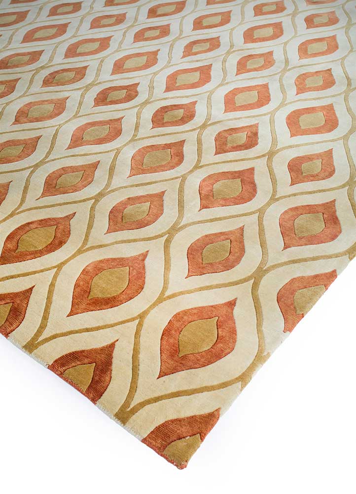 Wollteppich - 585 x 390 cm - creme
