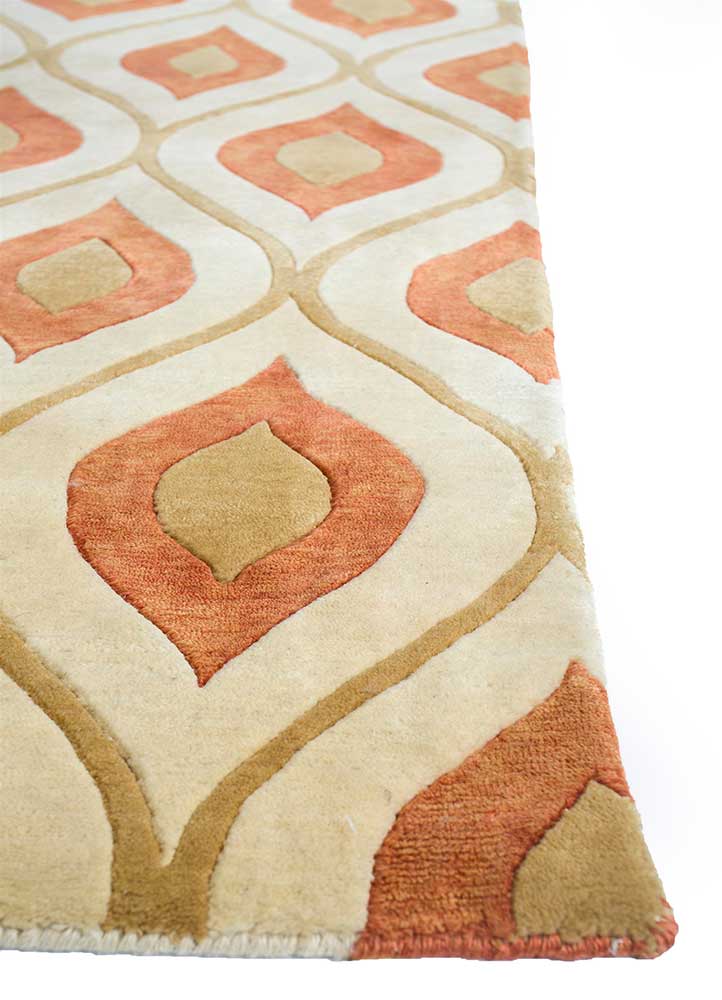 Wollteppich - 585 x 390 cm - creme