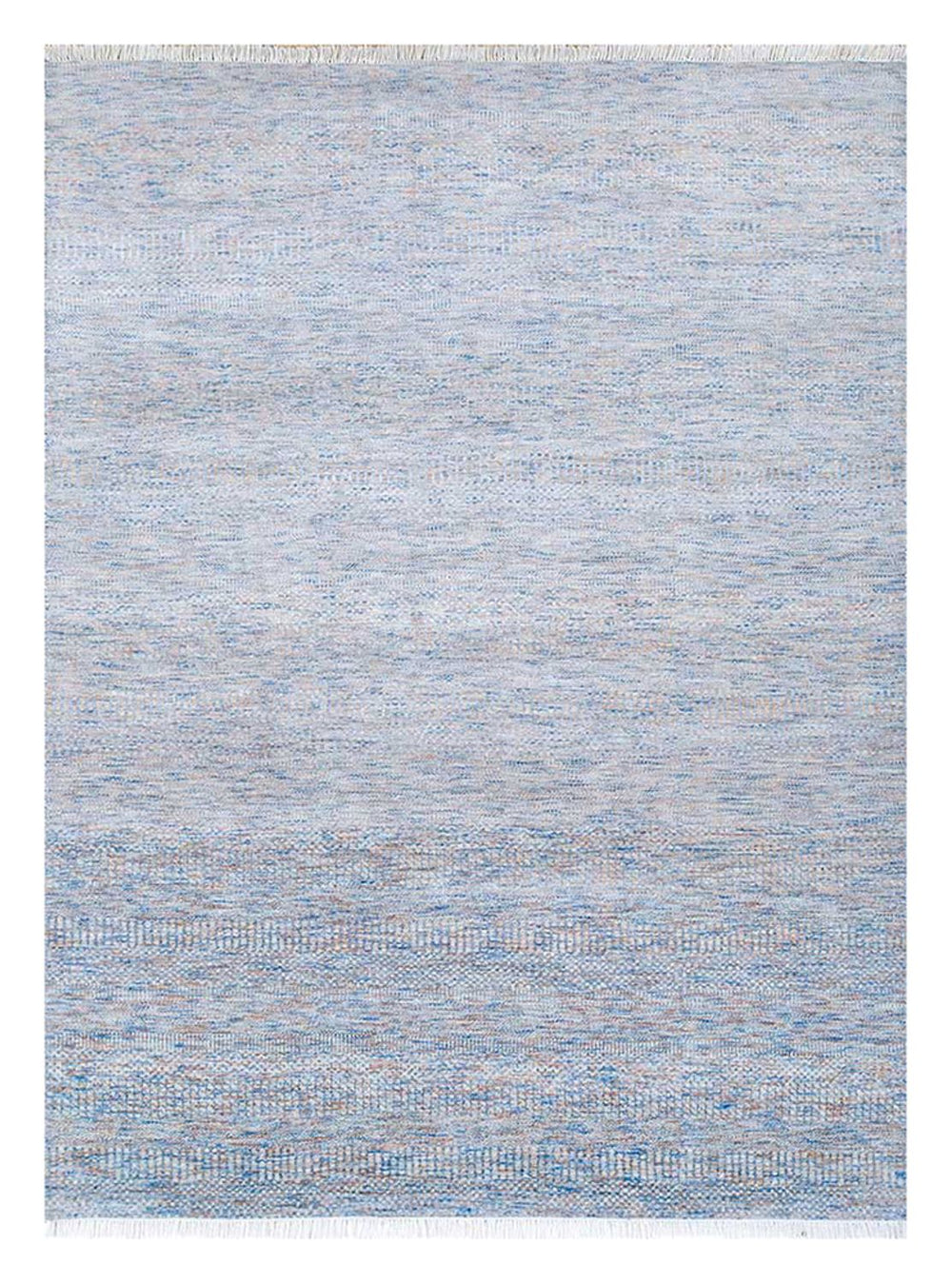 Wollteppich - 270 x 180 cm - lichtblau