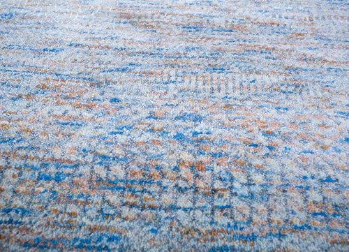 Wollteppich - 270 x 180 cm - lichtblau