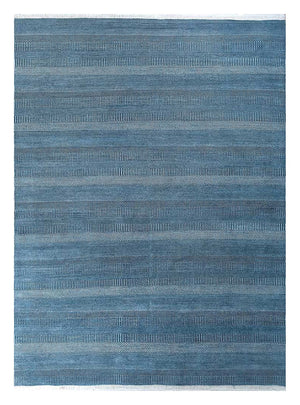 Wollteppich - 360 x 270 cm - dunkelblau