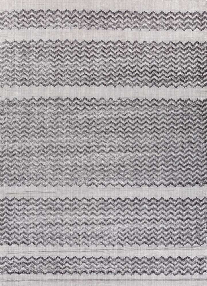 Viskose Teppich - 270 x 180 cm - hellgrau
