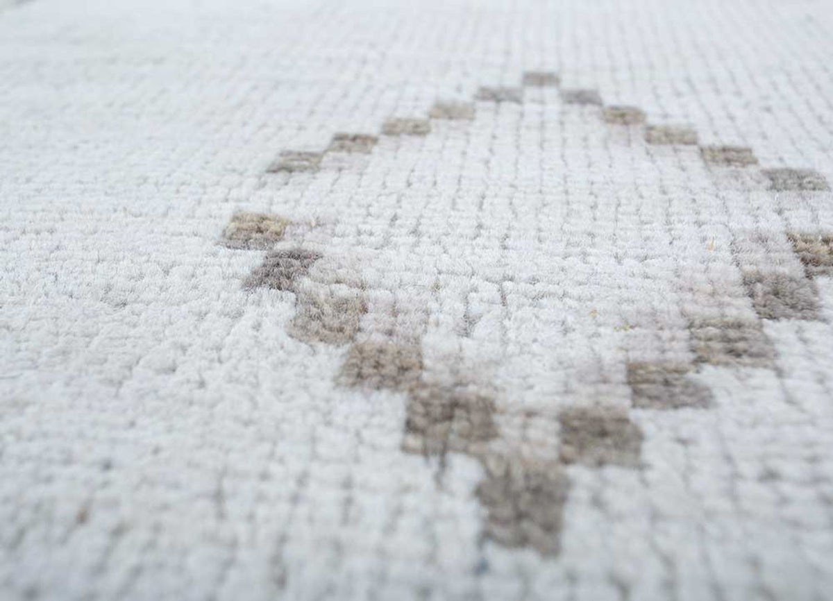 Wollteppich - 300 x 240 cm - hellgrau