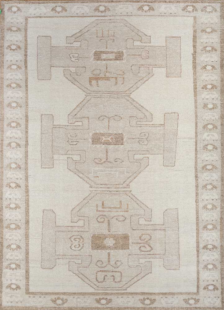 Wollteppich - 300 x 240 cm - creme